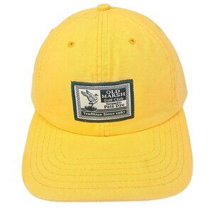 Old Marsh Golf Club Hat Pete Dye Yellow Dad Cap Adjustable Strap American Needle